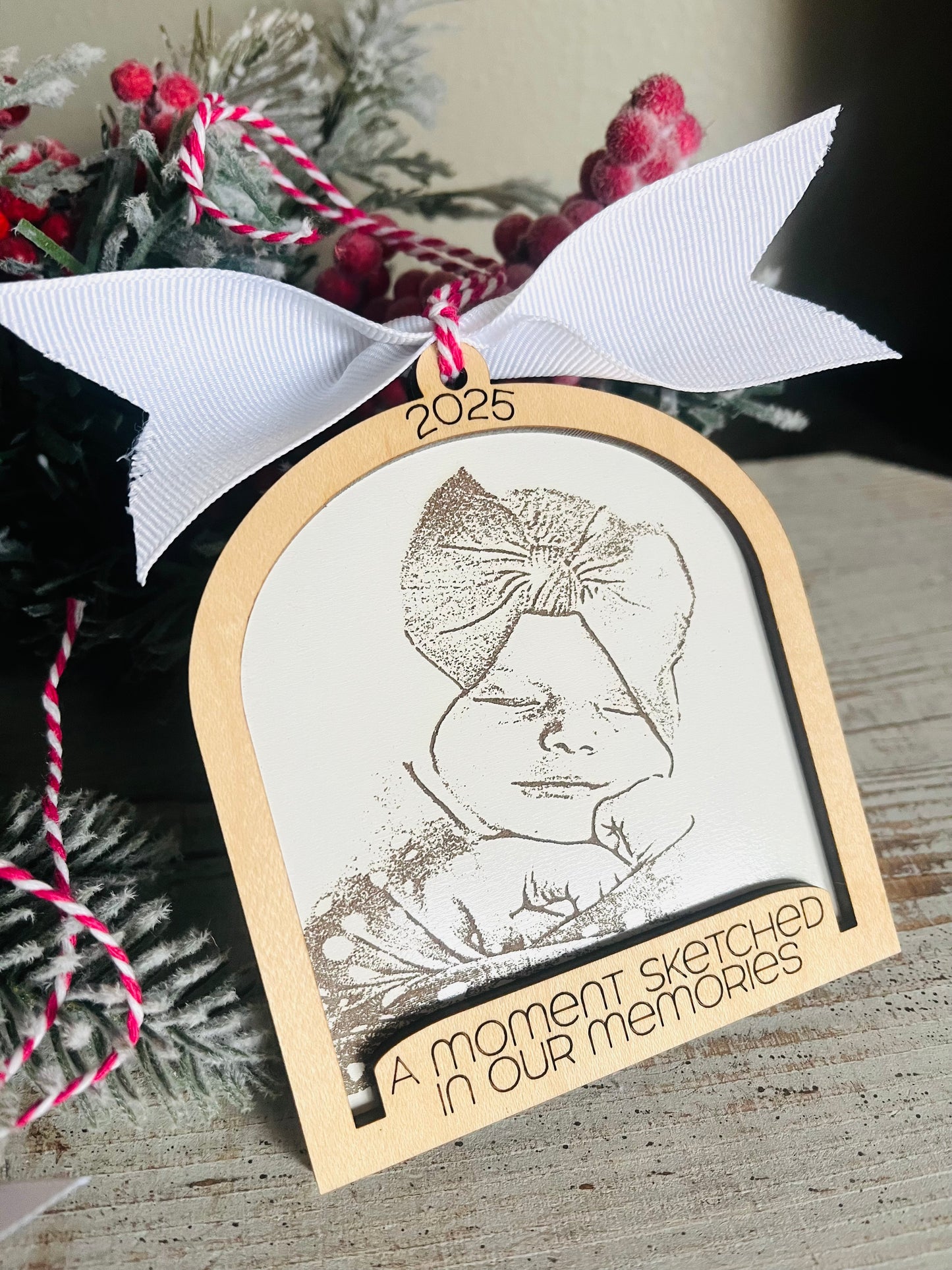 A Moment Sketched In Our Memories Ornament