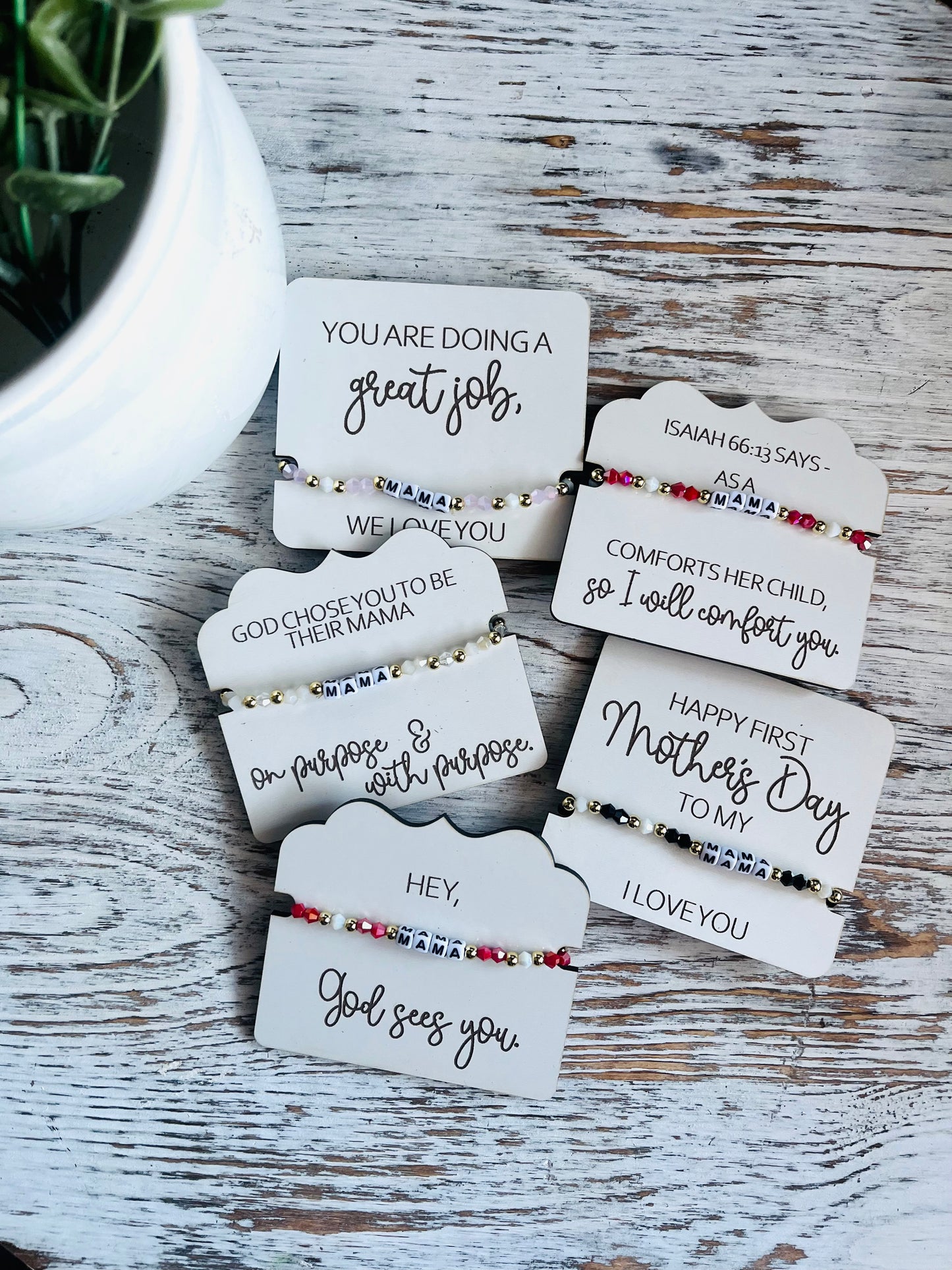 Mama Bracelet + Encouragment Card