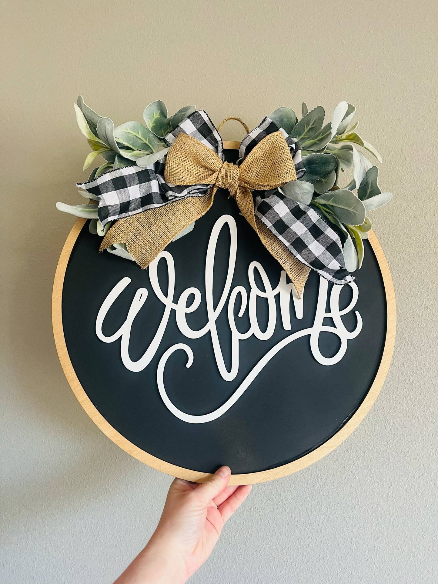 DIY KIT - Welcome Layered Doorhanger