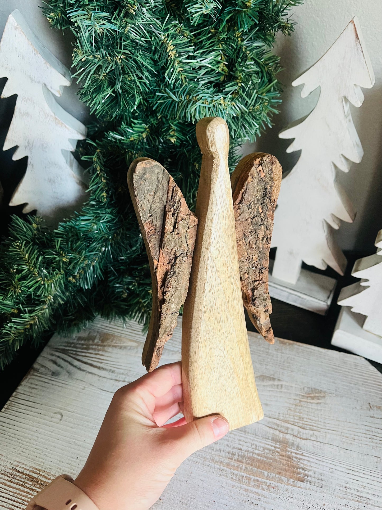 Wood and Bark Angel