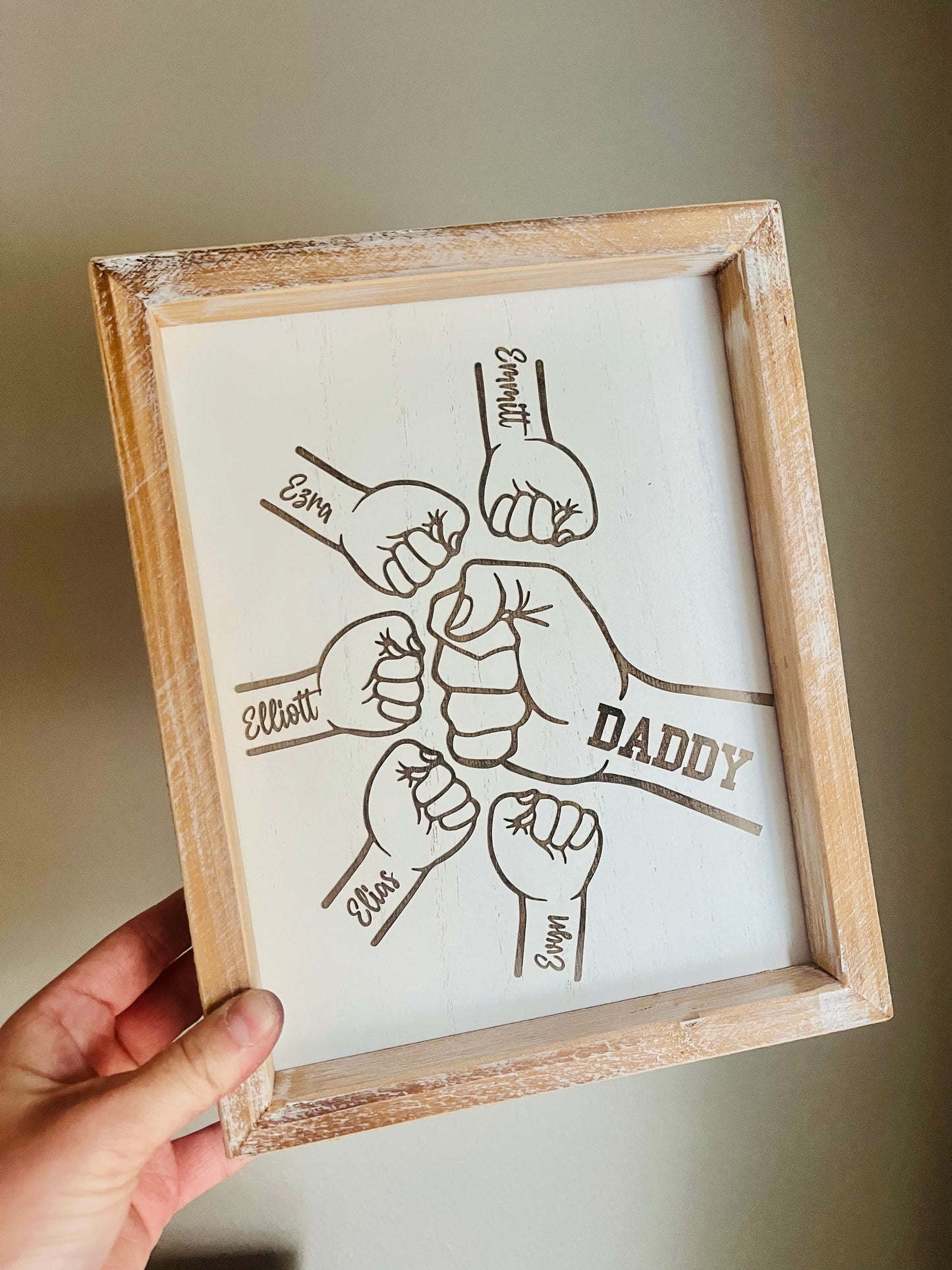 Fist Bump Art Sign