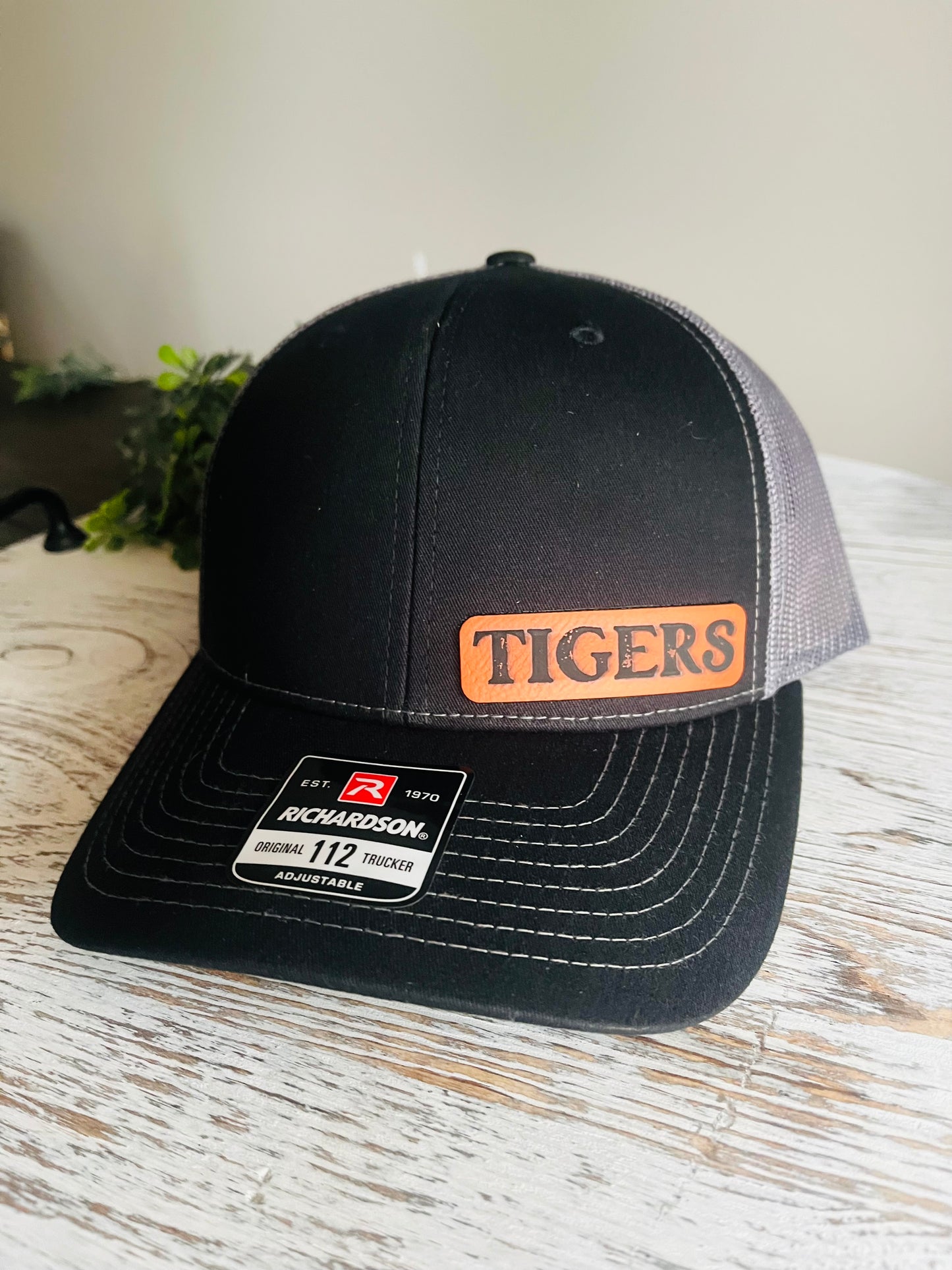 Tigers Leather Patch Hat