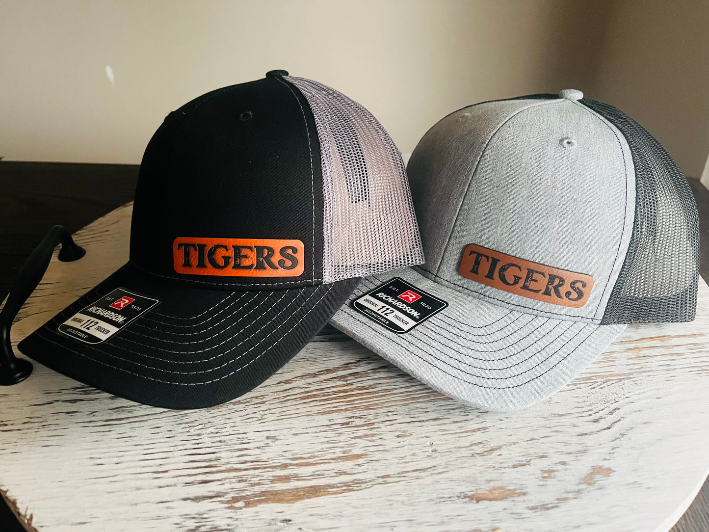 Tigers Leather Patch Hat