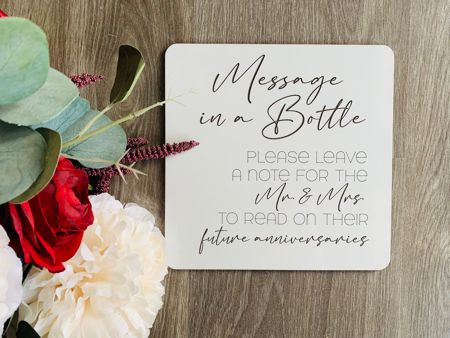 Message in a Bottle Sign