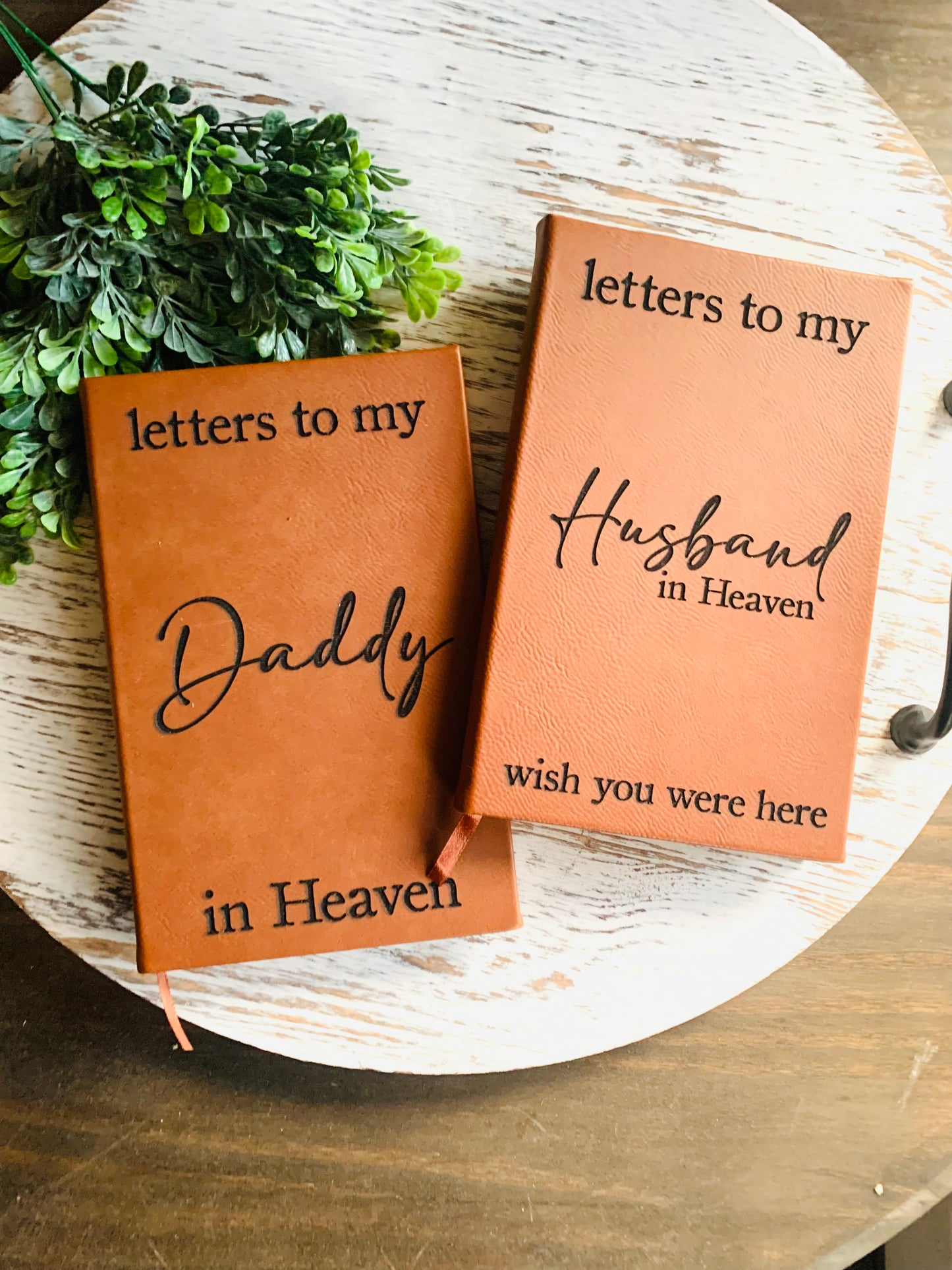Custom Wording - Engraved Letter Journal