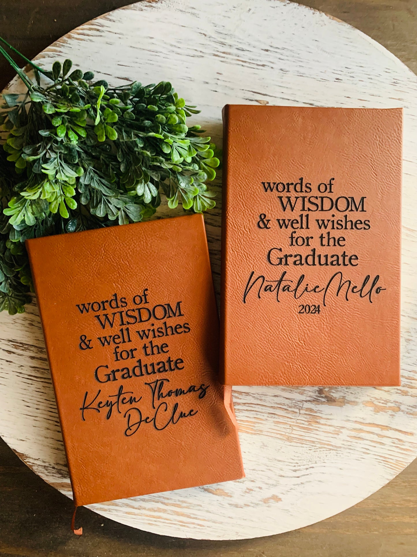 Letters To The Graduate - Custom Leather Journal