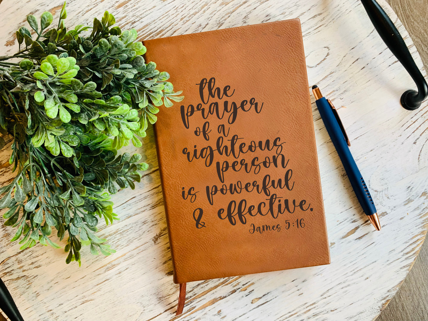 Prayer Journal - Engraved Letter Journal