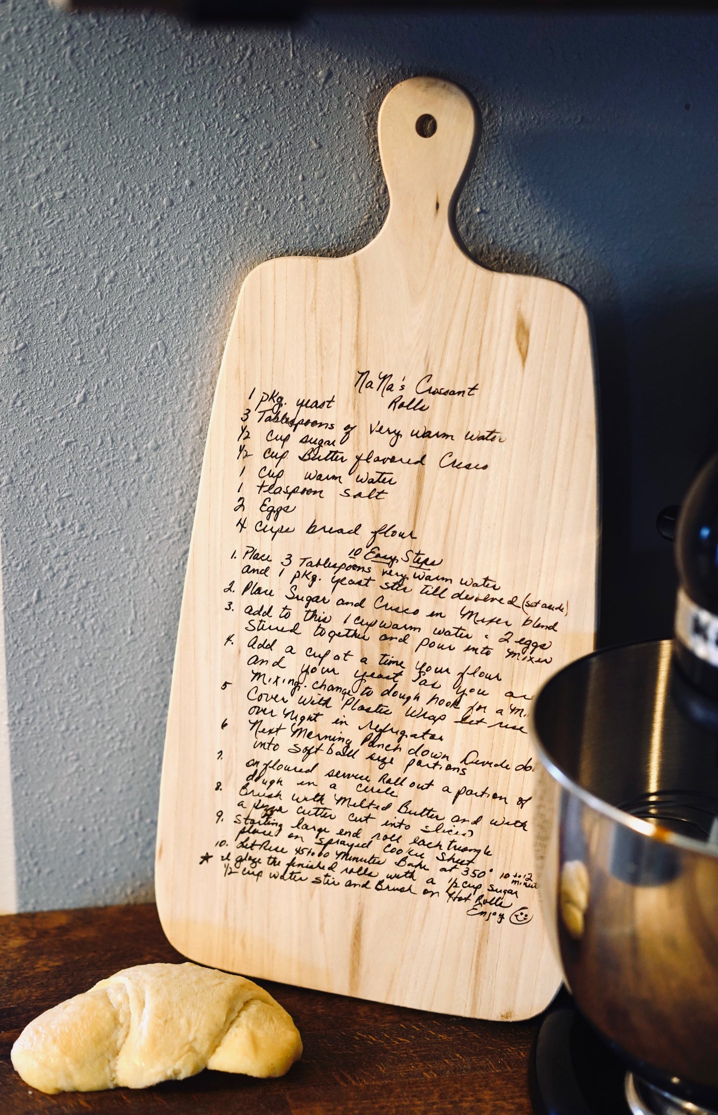 Custom Engraved Recipe Board