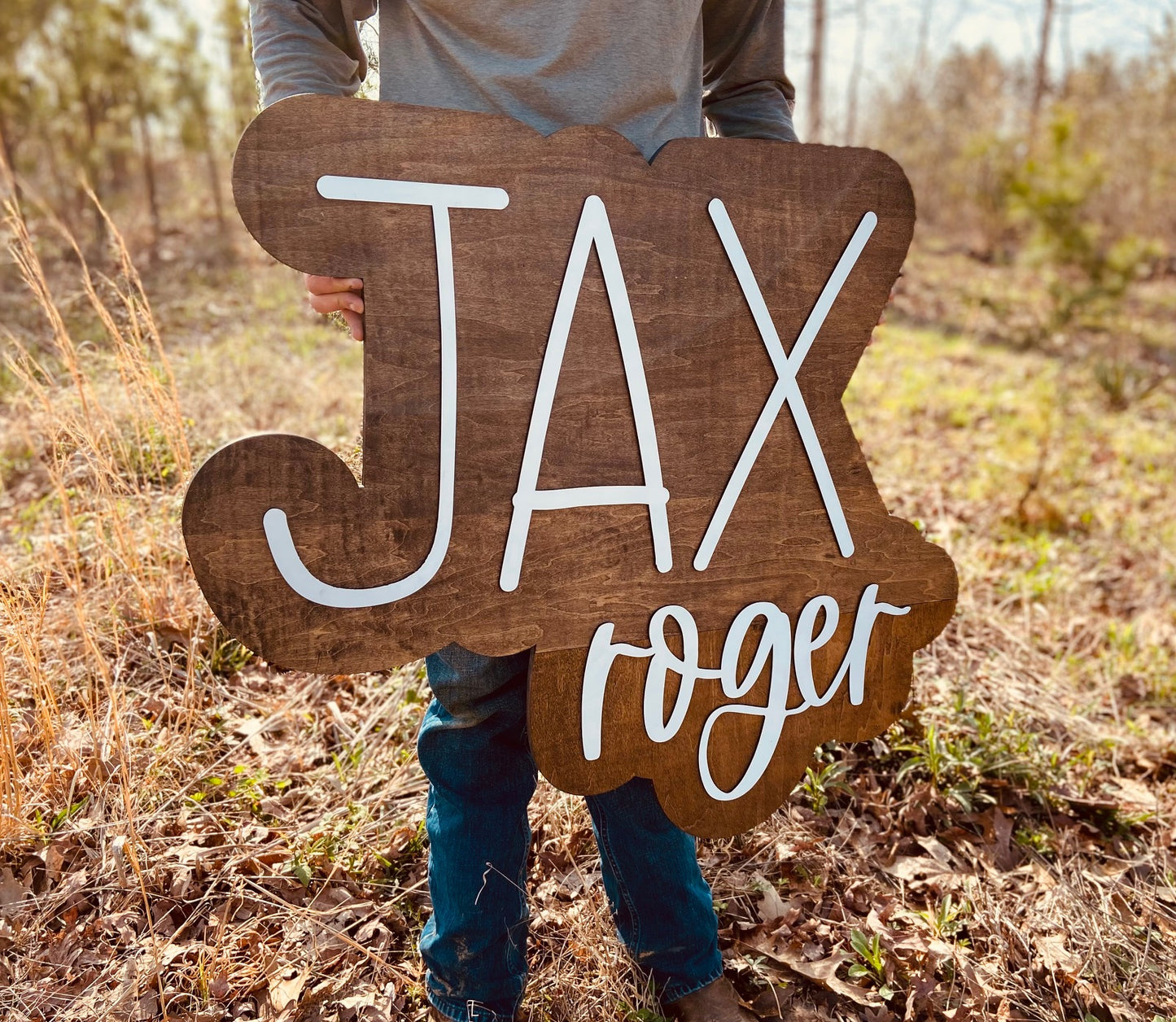 3D Bubble Name Crib Sign