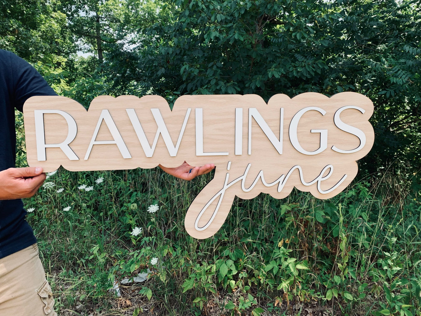 3D Bubble Name Crib Sign