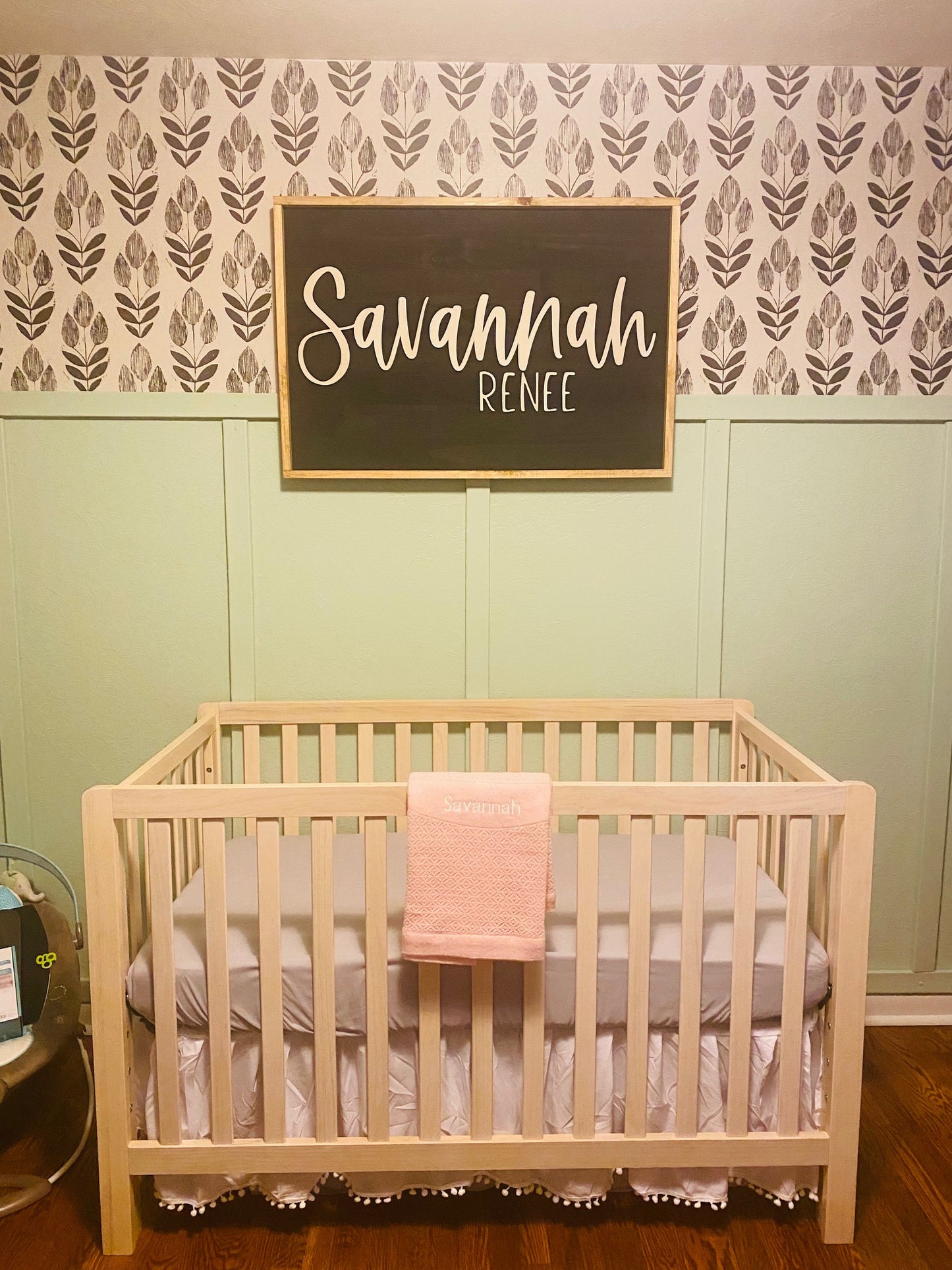 Square Baby Name Signs