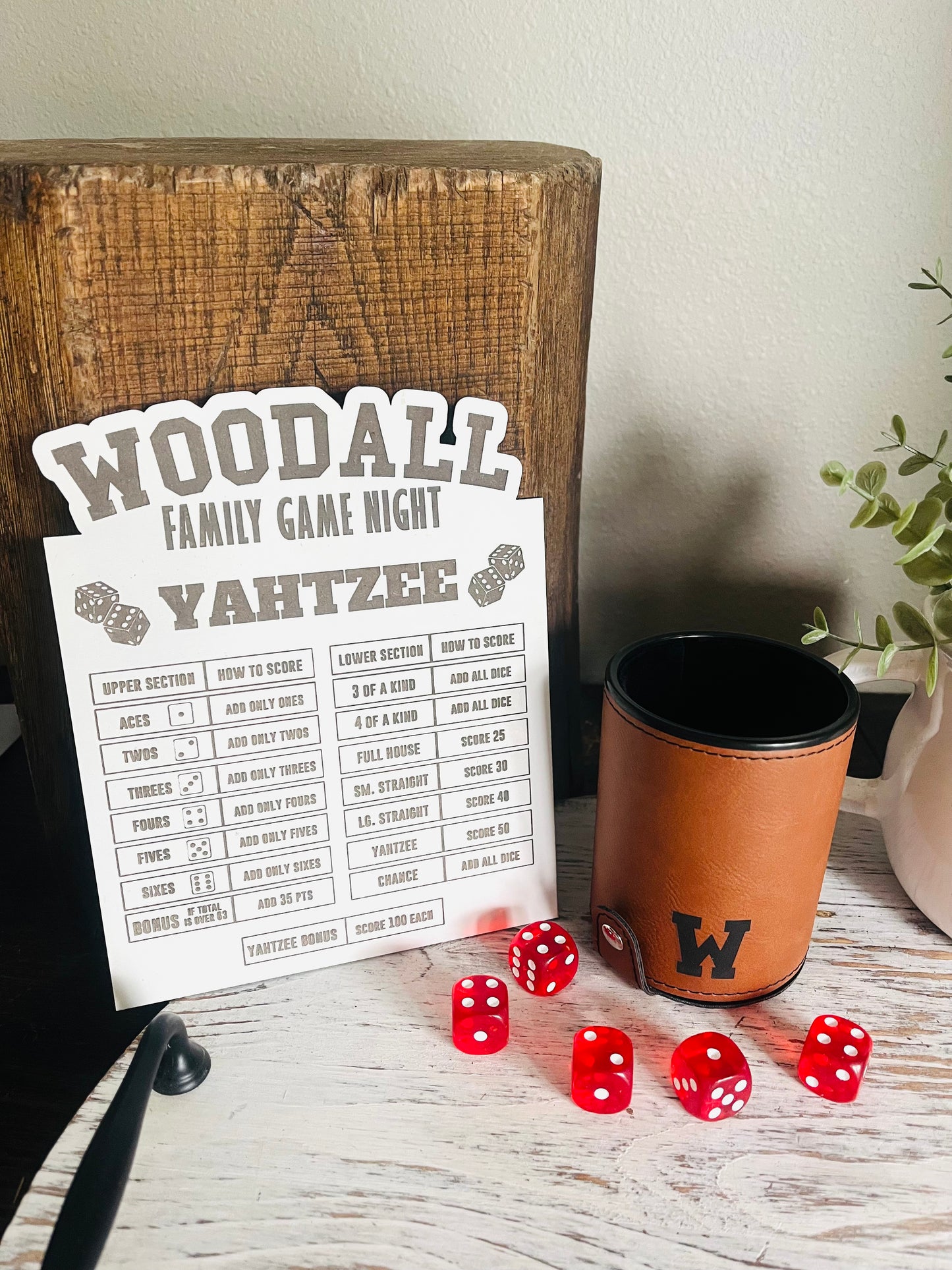 Family Game Night Board