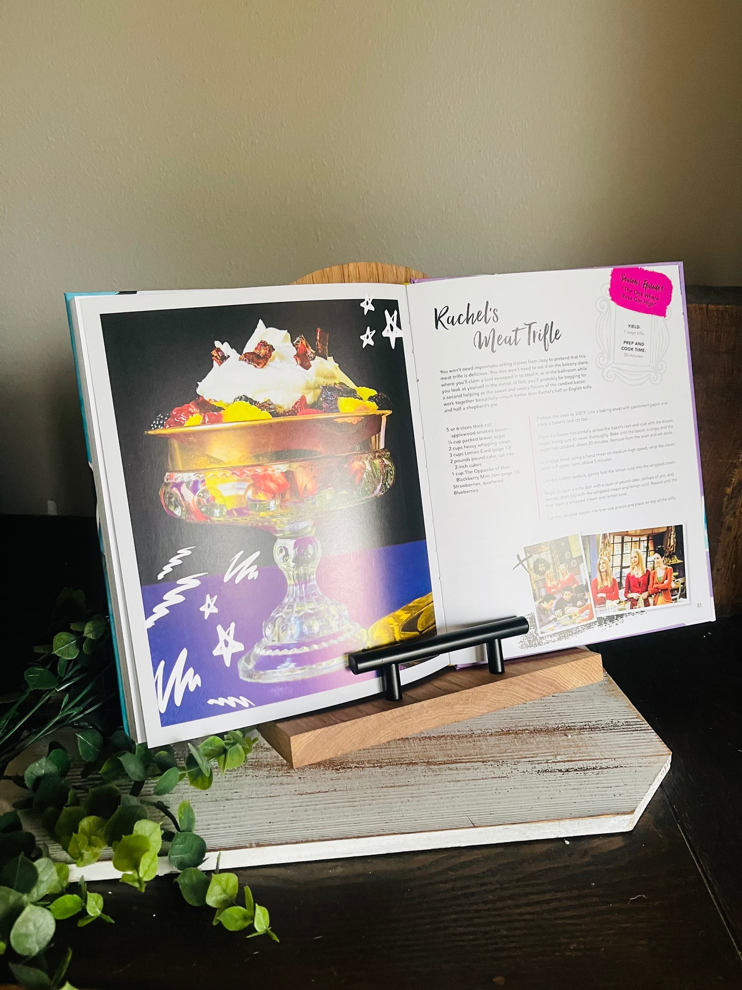 Custom Engraved Cookbook Stand