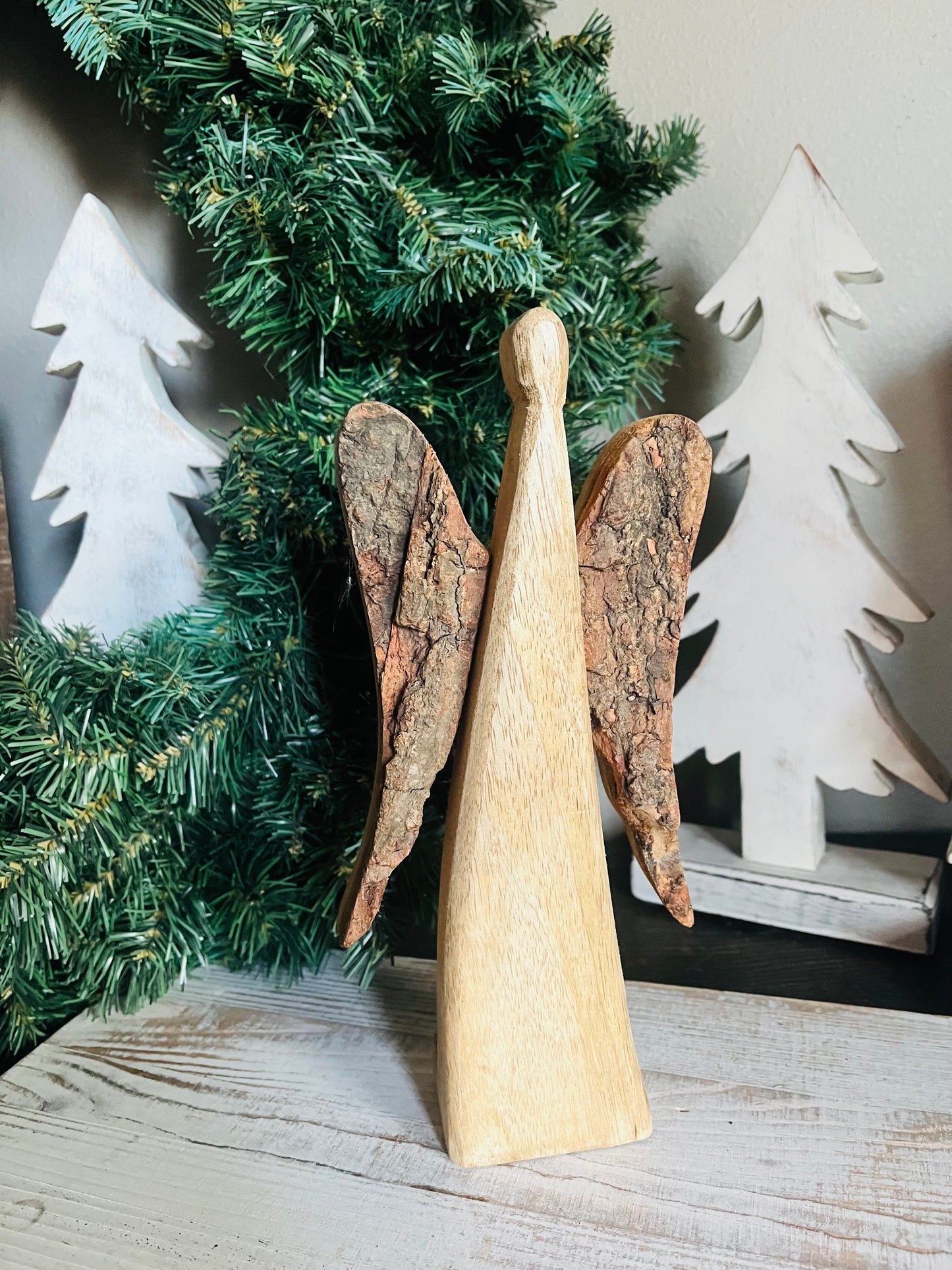 Wood and Bark Angel