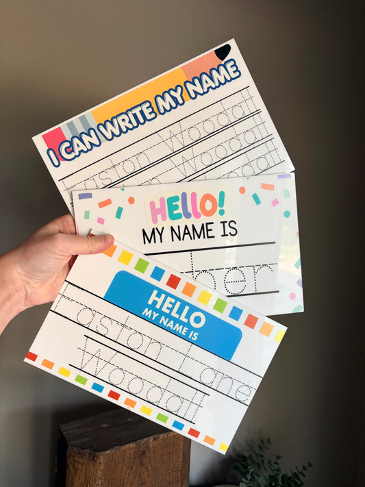 Name Tracing Boards