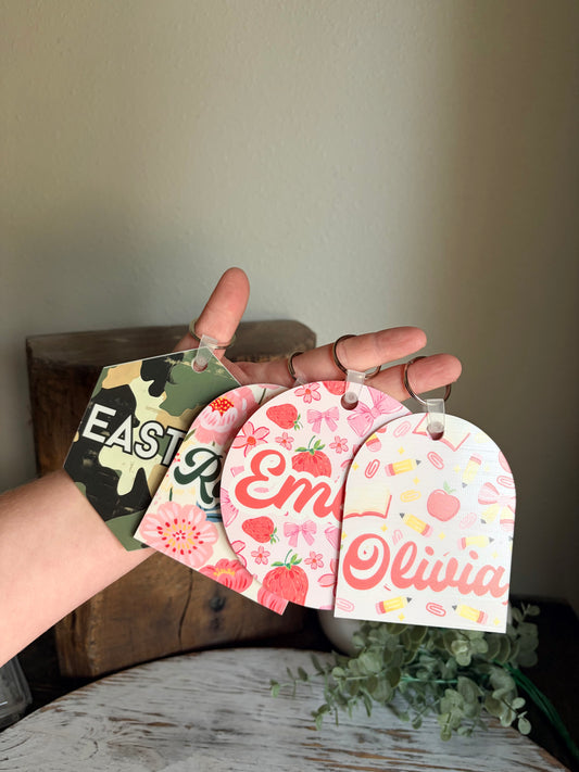 Doublesided Backpack Tags