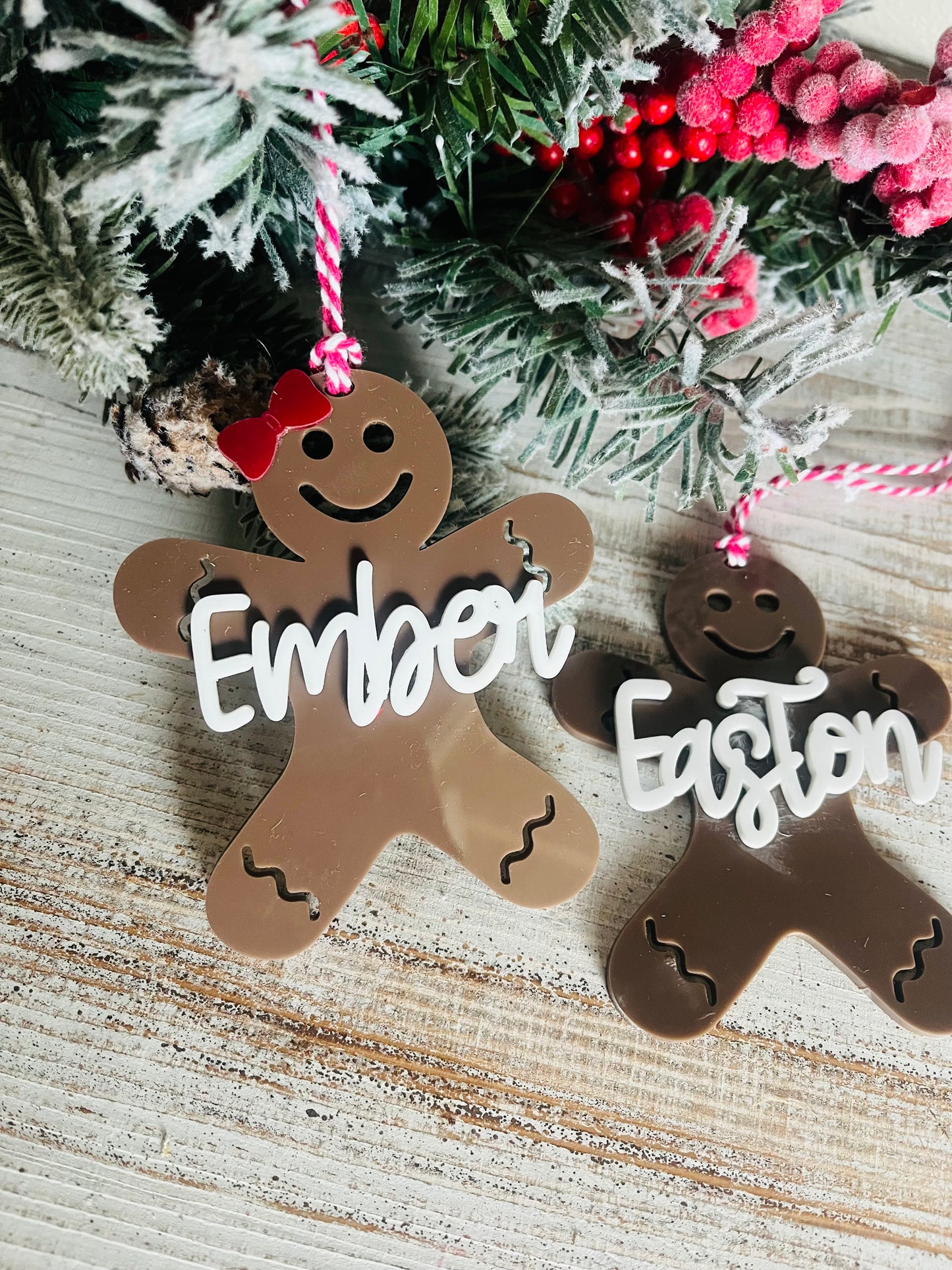 Gingerbread Boy & Girl Ornament