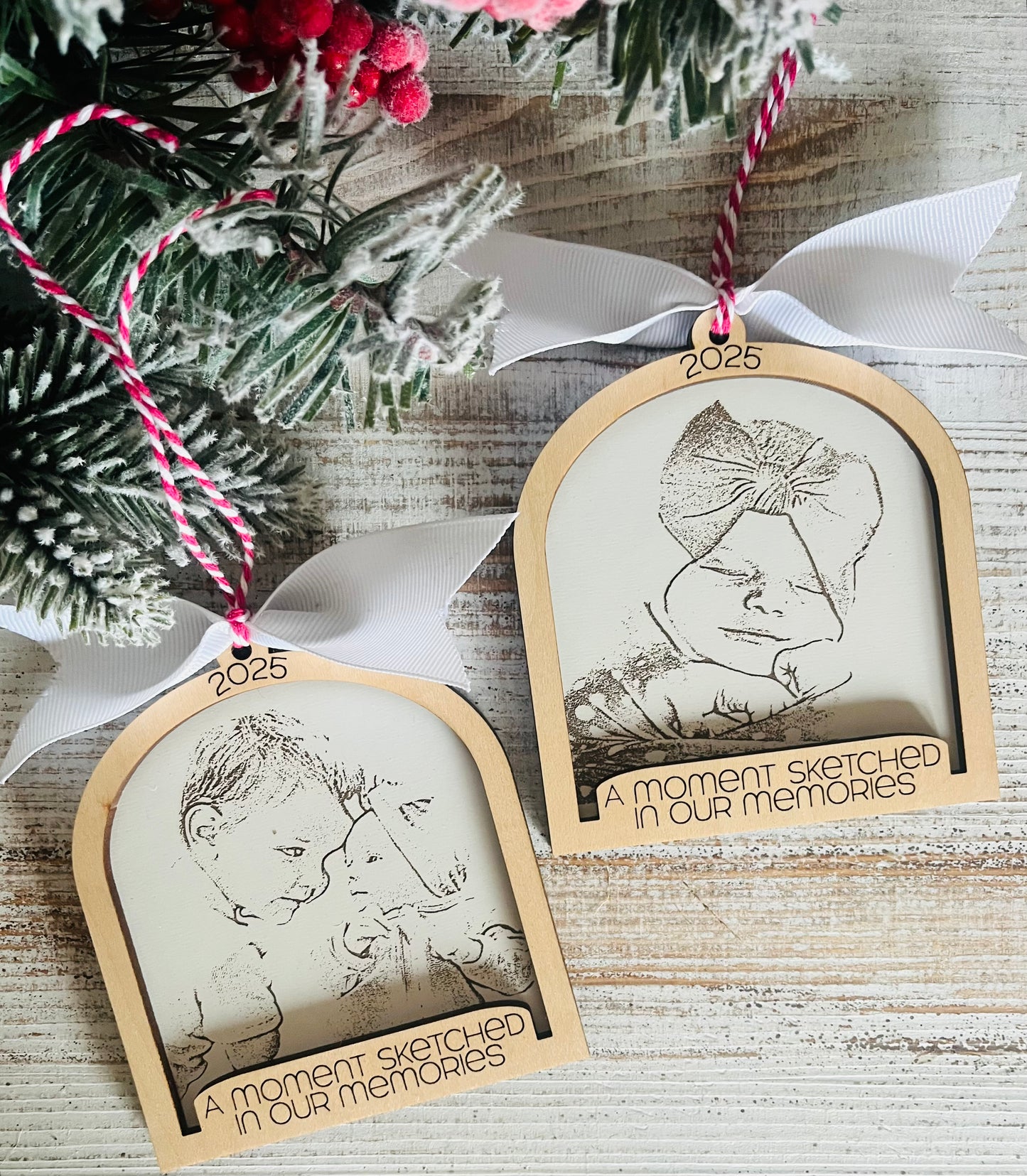 A Moment Sketched In Our Memories Ornament