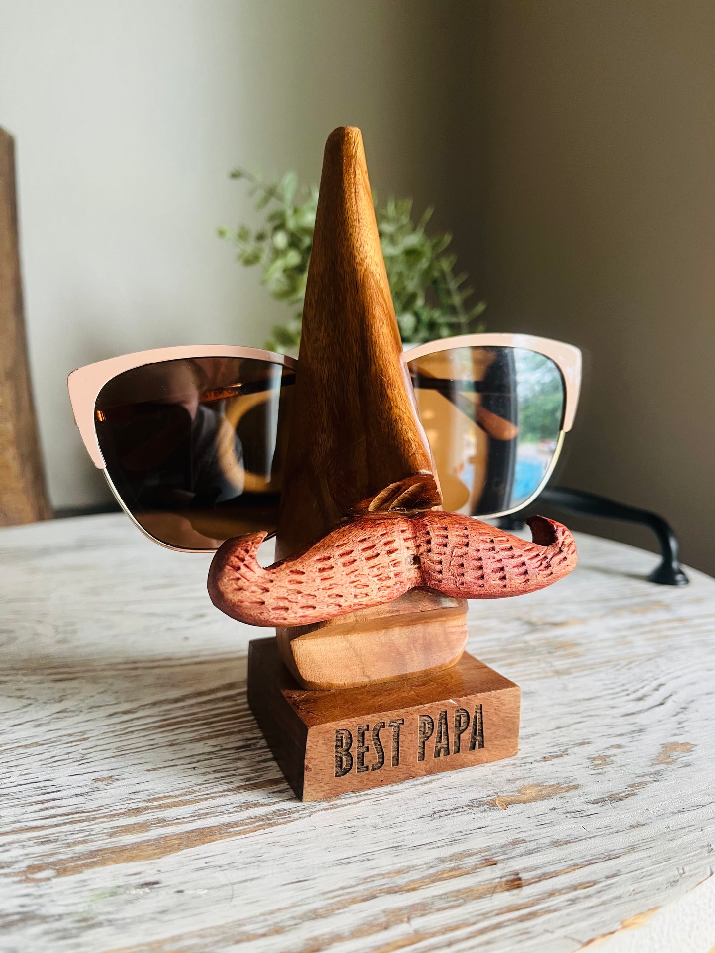 Wooden Glasses Holder