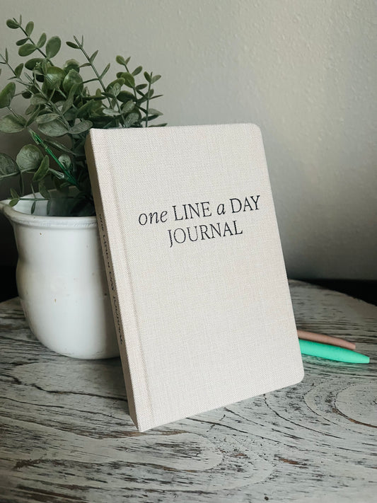 A Memory A Day for Five Years Journal - Tan