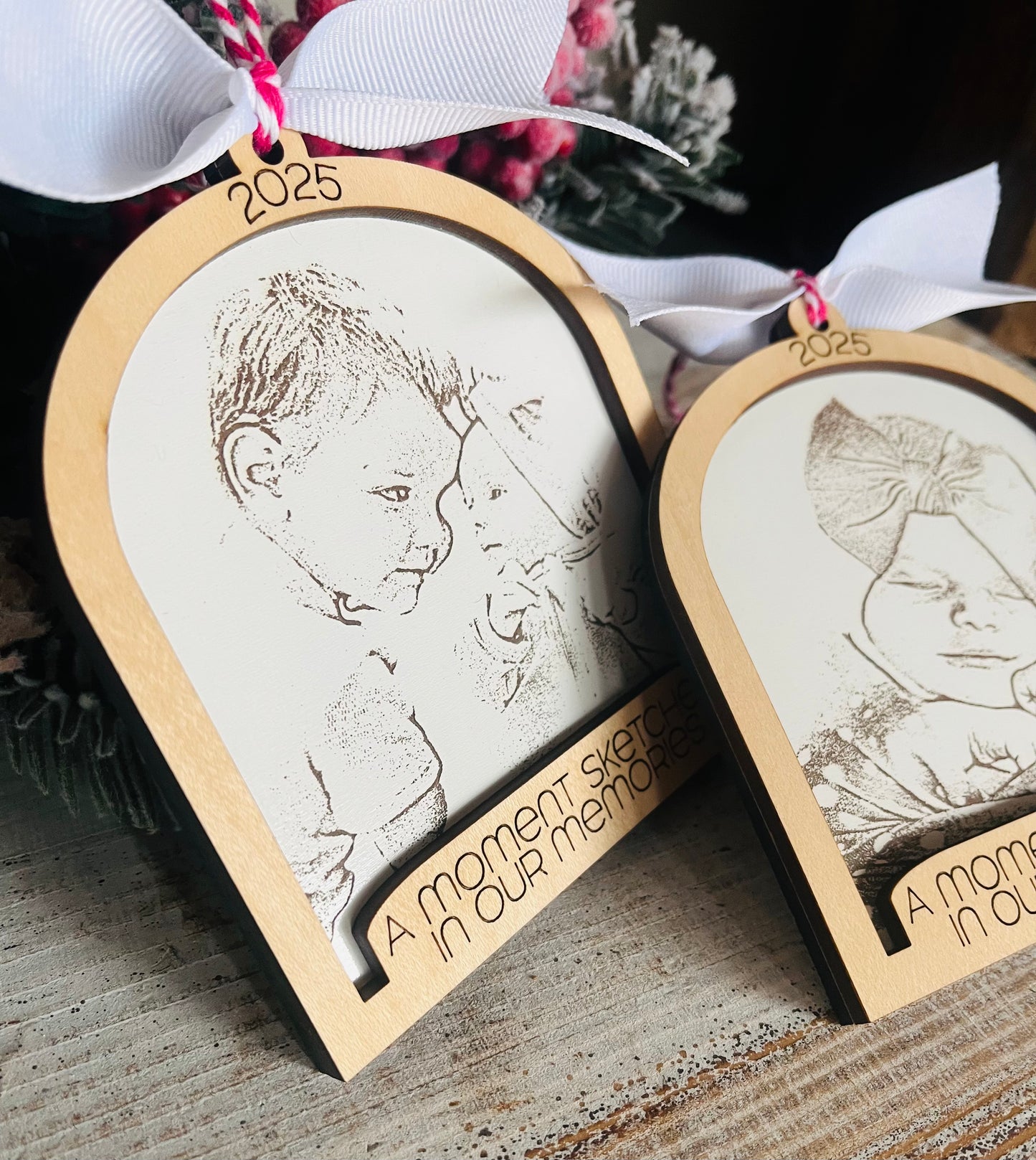 A Moment Sketched In Our Memories Ornament