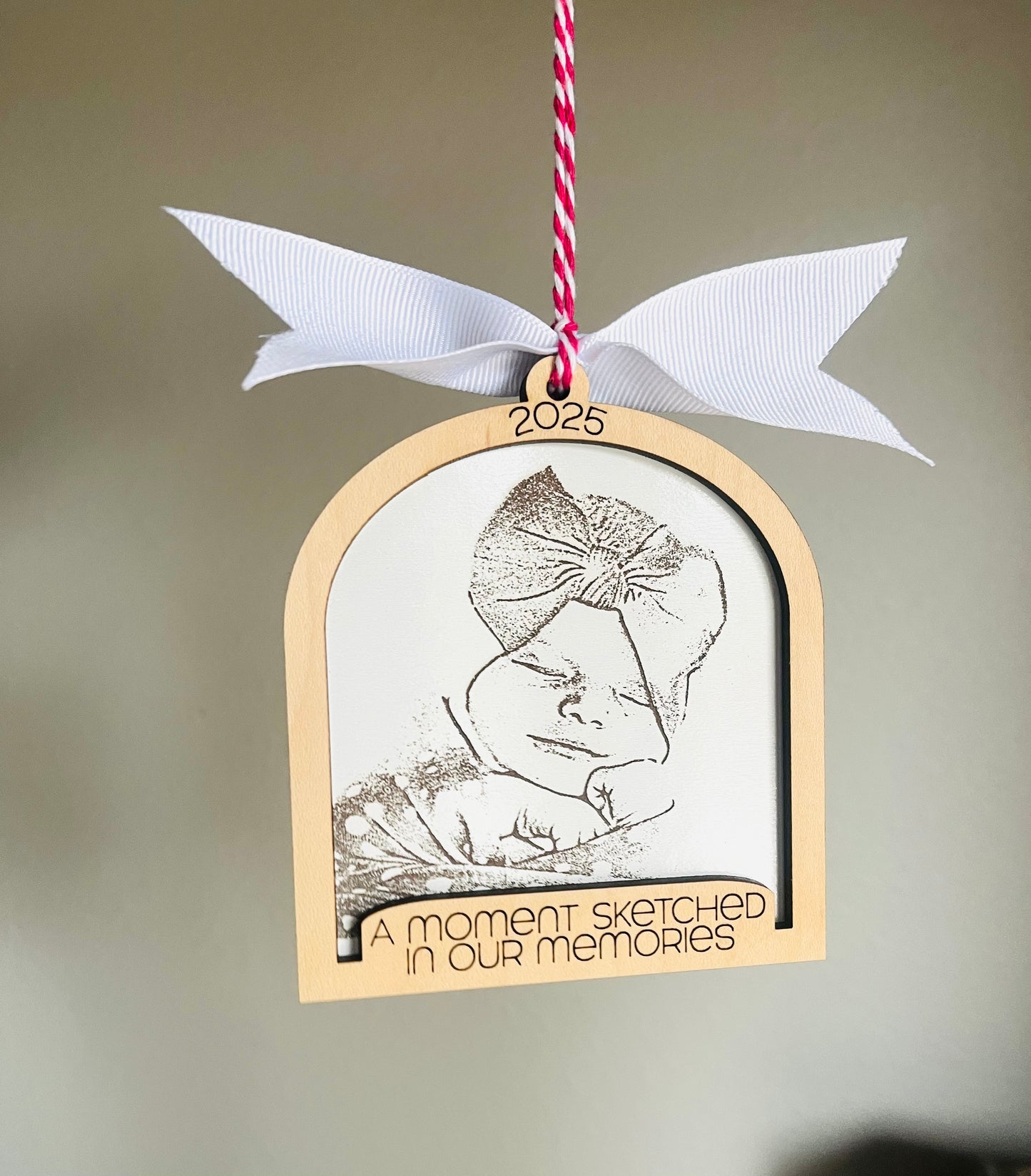 A Moment Sketched In Our Memories Ornament