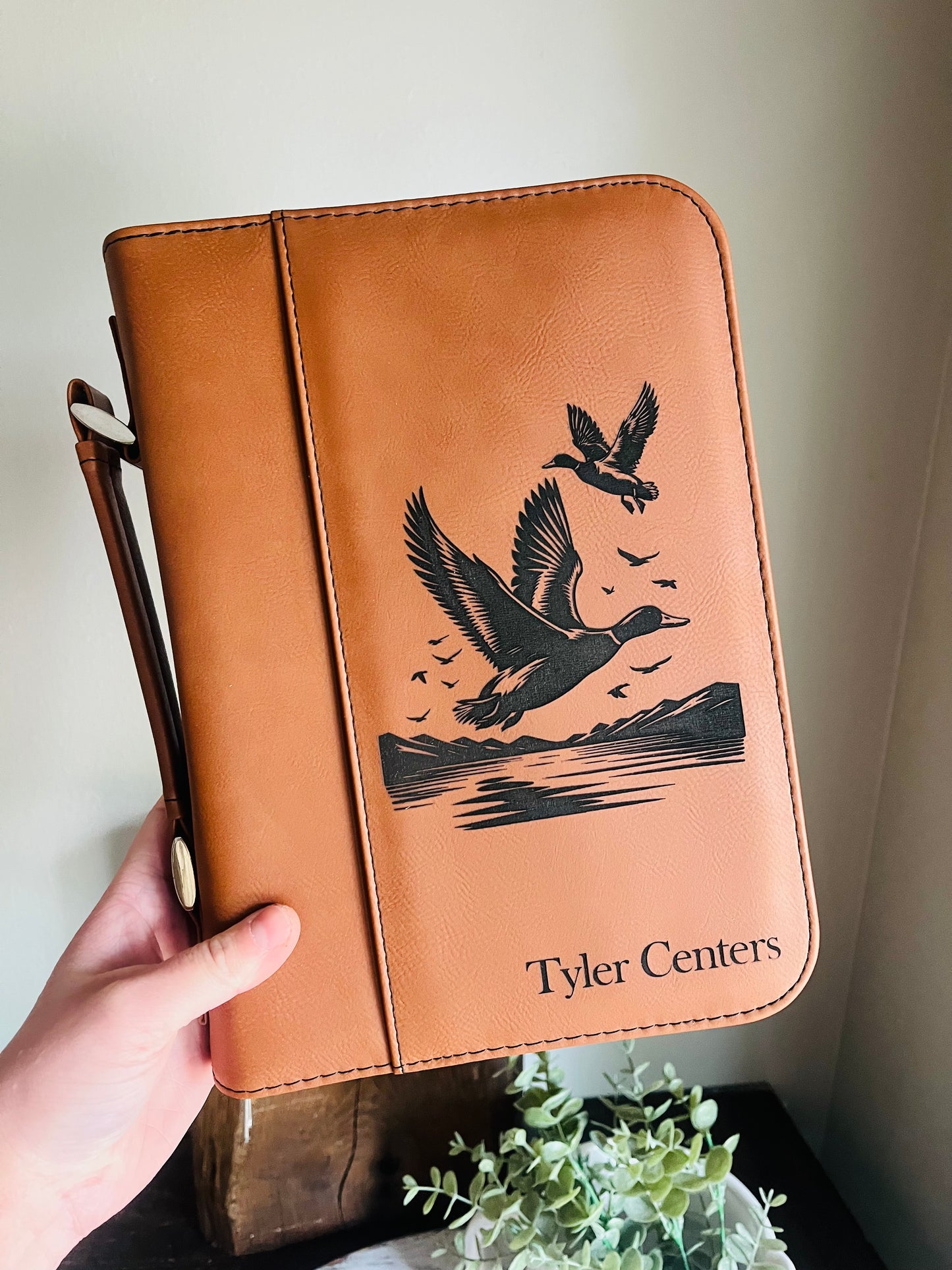 Ducks Flying Scene Bible Cover