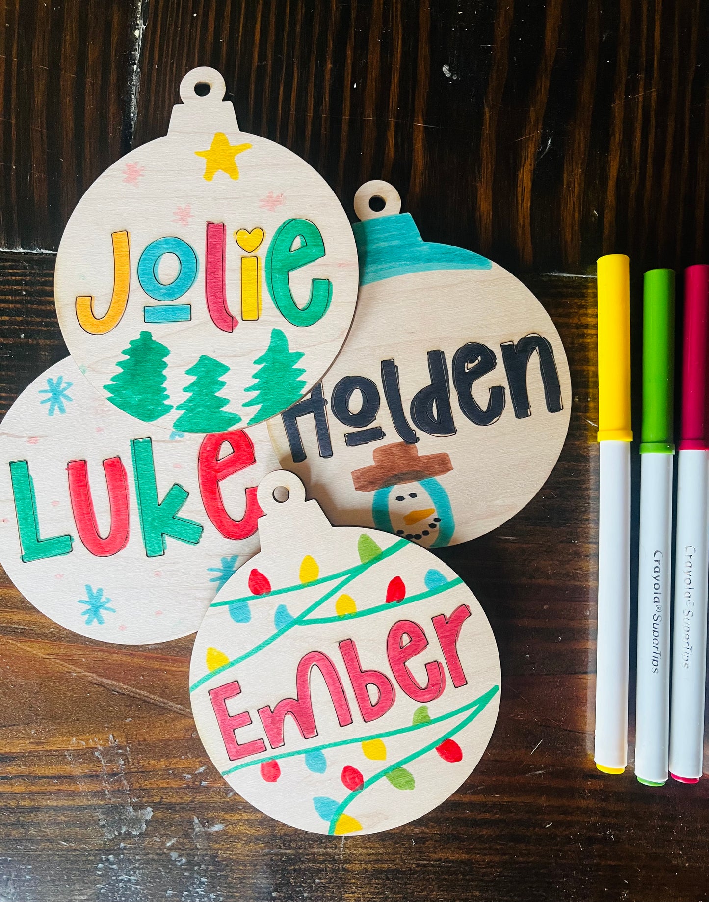 DIY Name Ornament