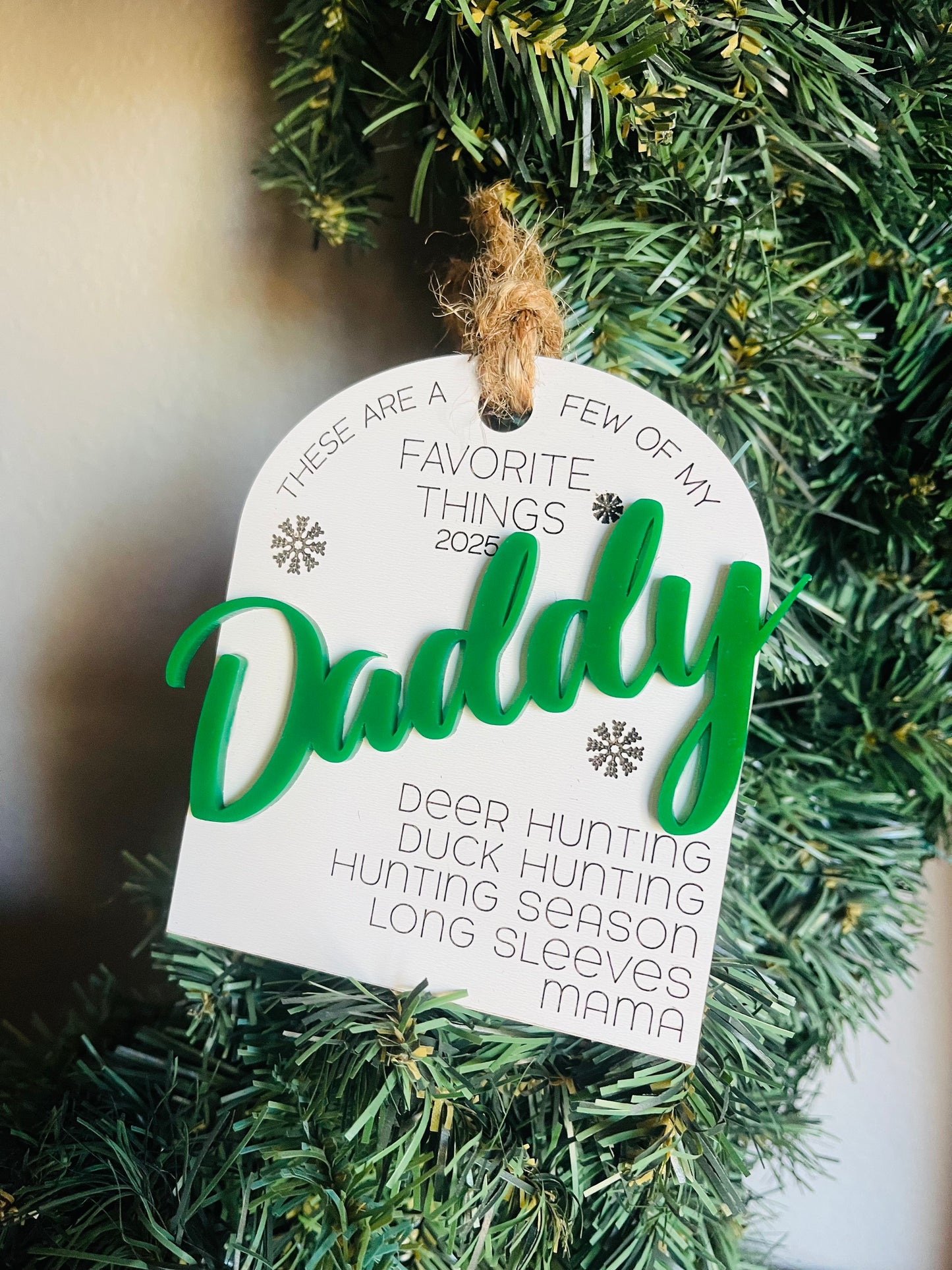 A Few Of My Favorite Things Ornament