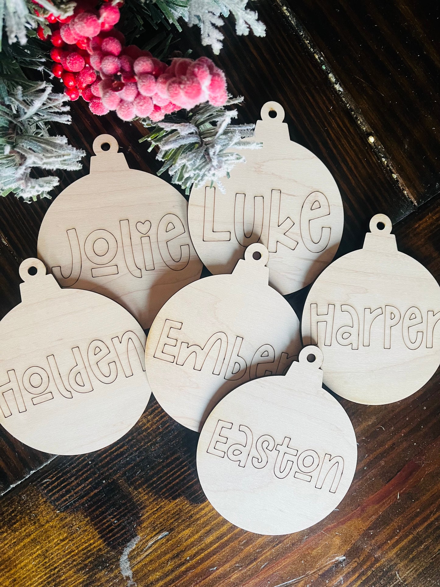 DIY Name Ornament
