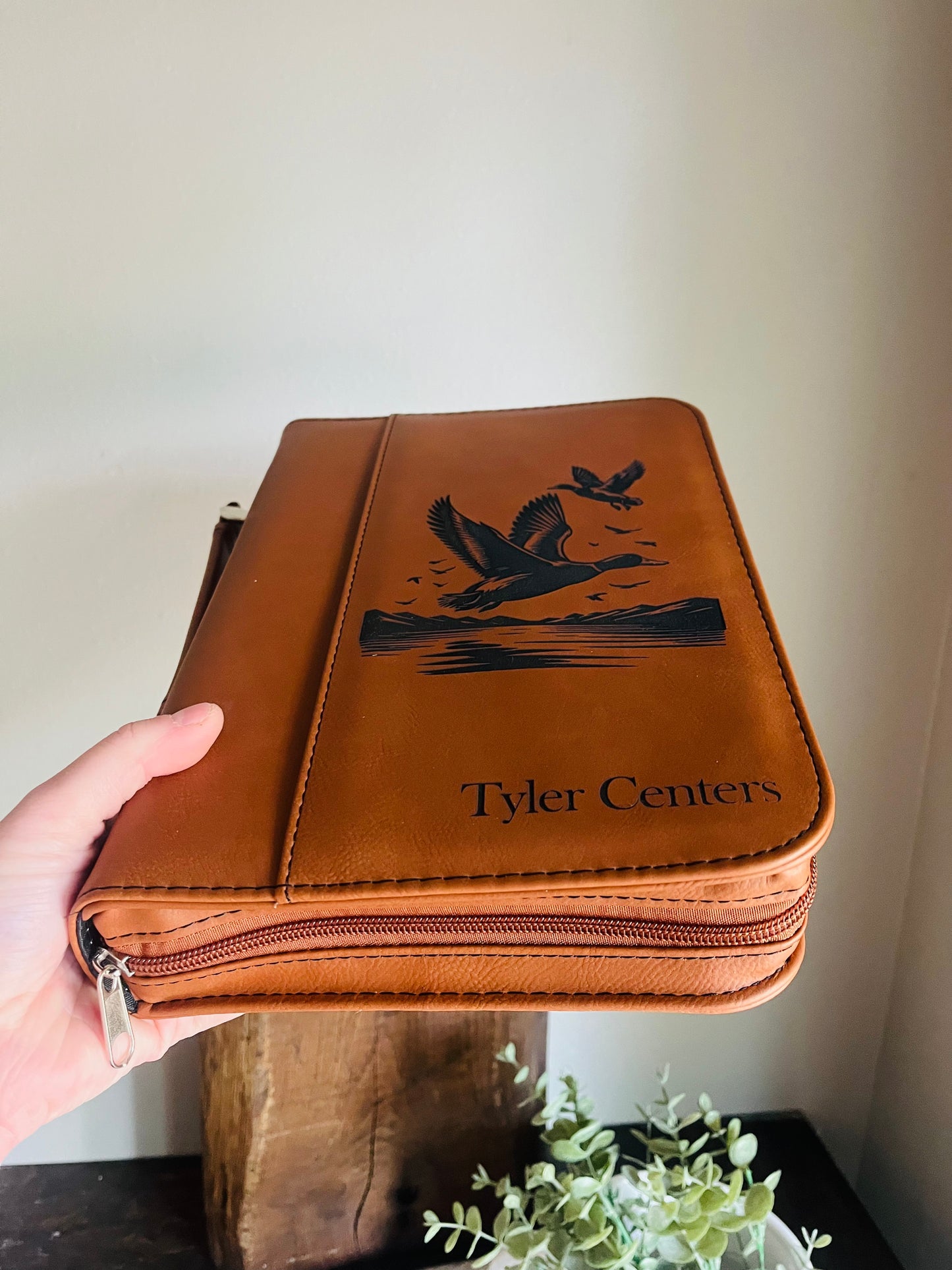 Ducks Flying Scene Bible Cover