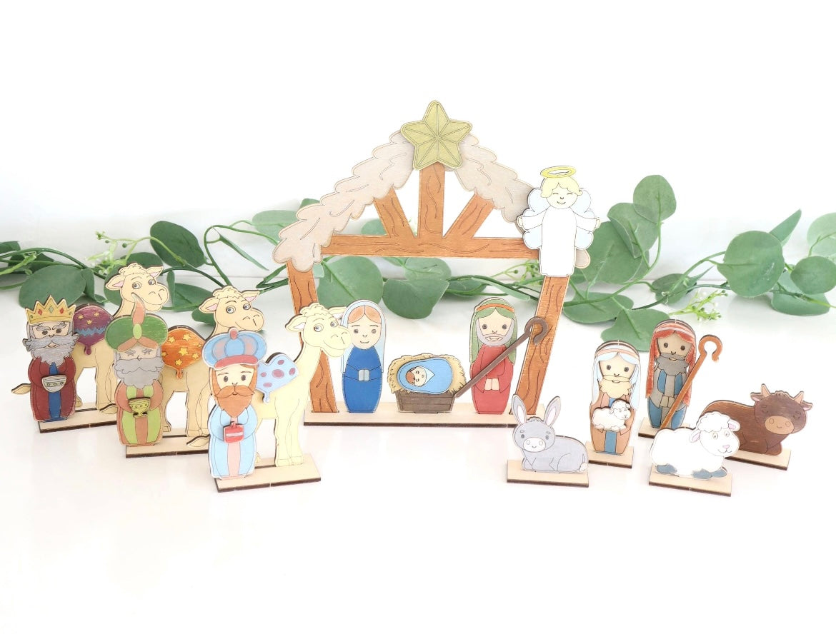 Build Your Own Nativity Paint Kit
