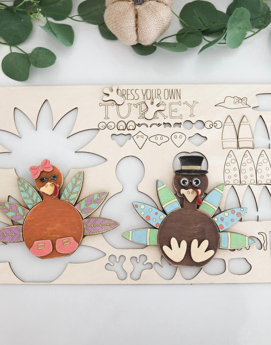 Build Your Own Turkey Paint Kit
