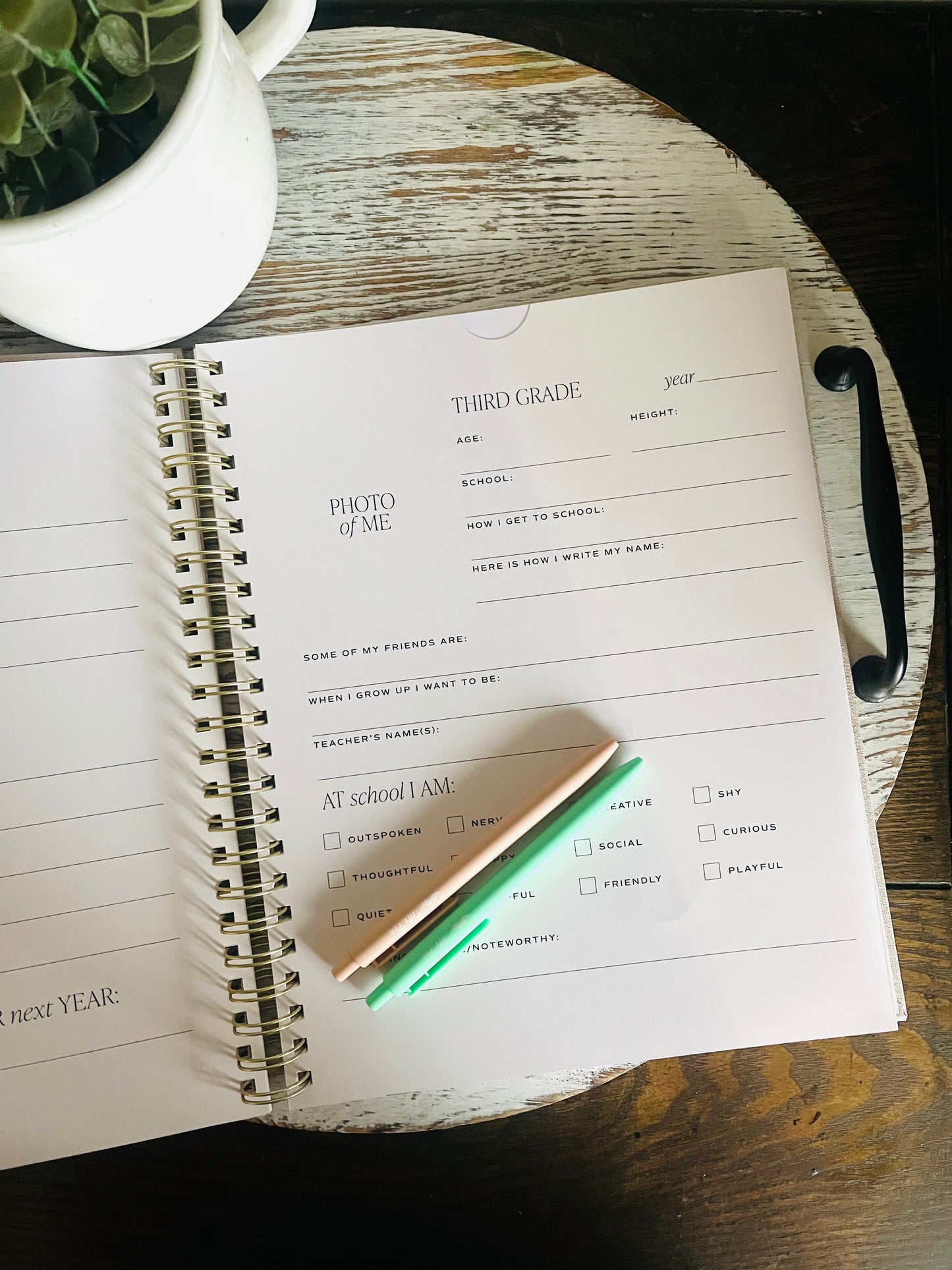 Keepsake Journal - The School Years