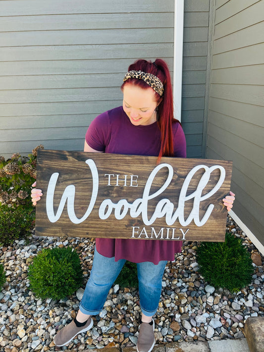 Last Name Sign