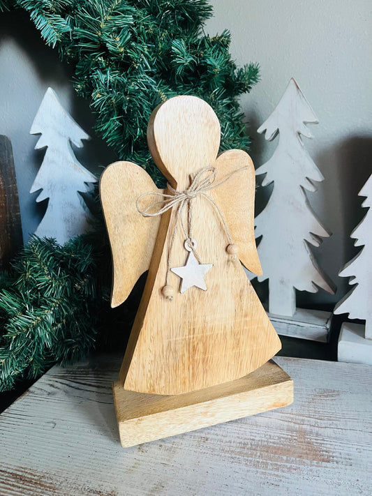 Large Wooden Angel