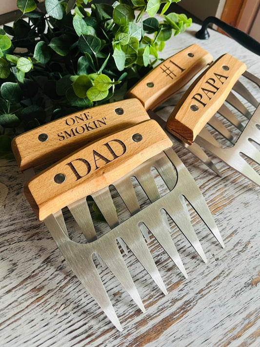 Custom Engraved Meat Claws