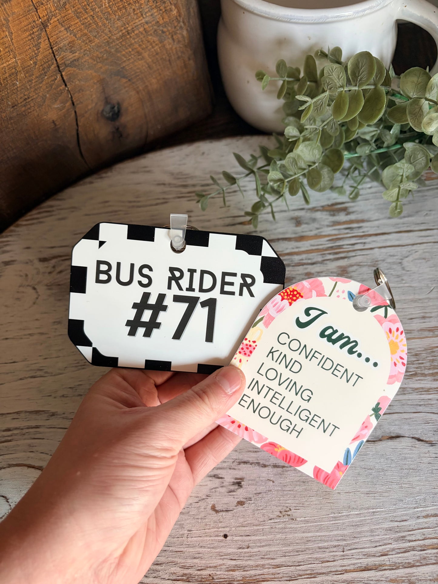 Doublesided Backpack Tags