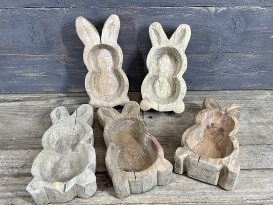 Small Bunny Dough Bowls