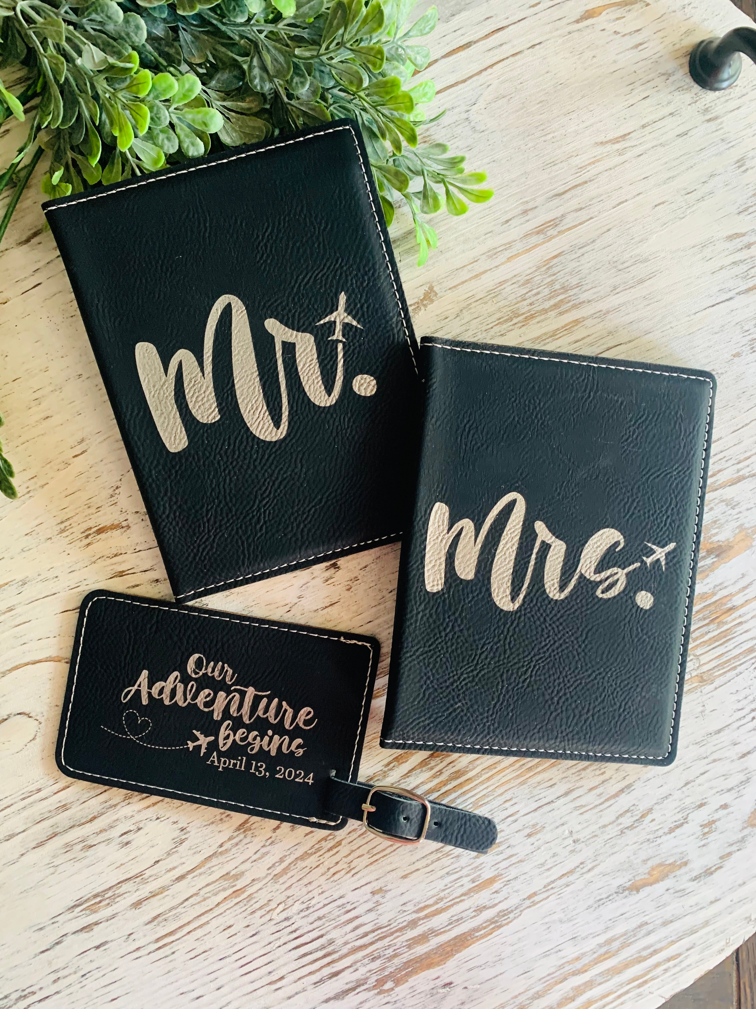 Mr & Mrs Passport Cover – Wood&All Co