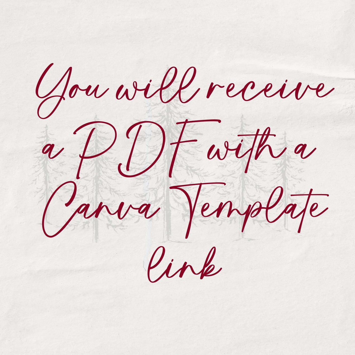 Editable Flower Bouquet Printable - Digital Download