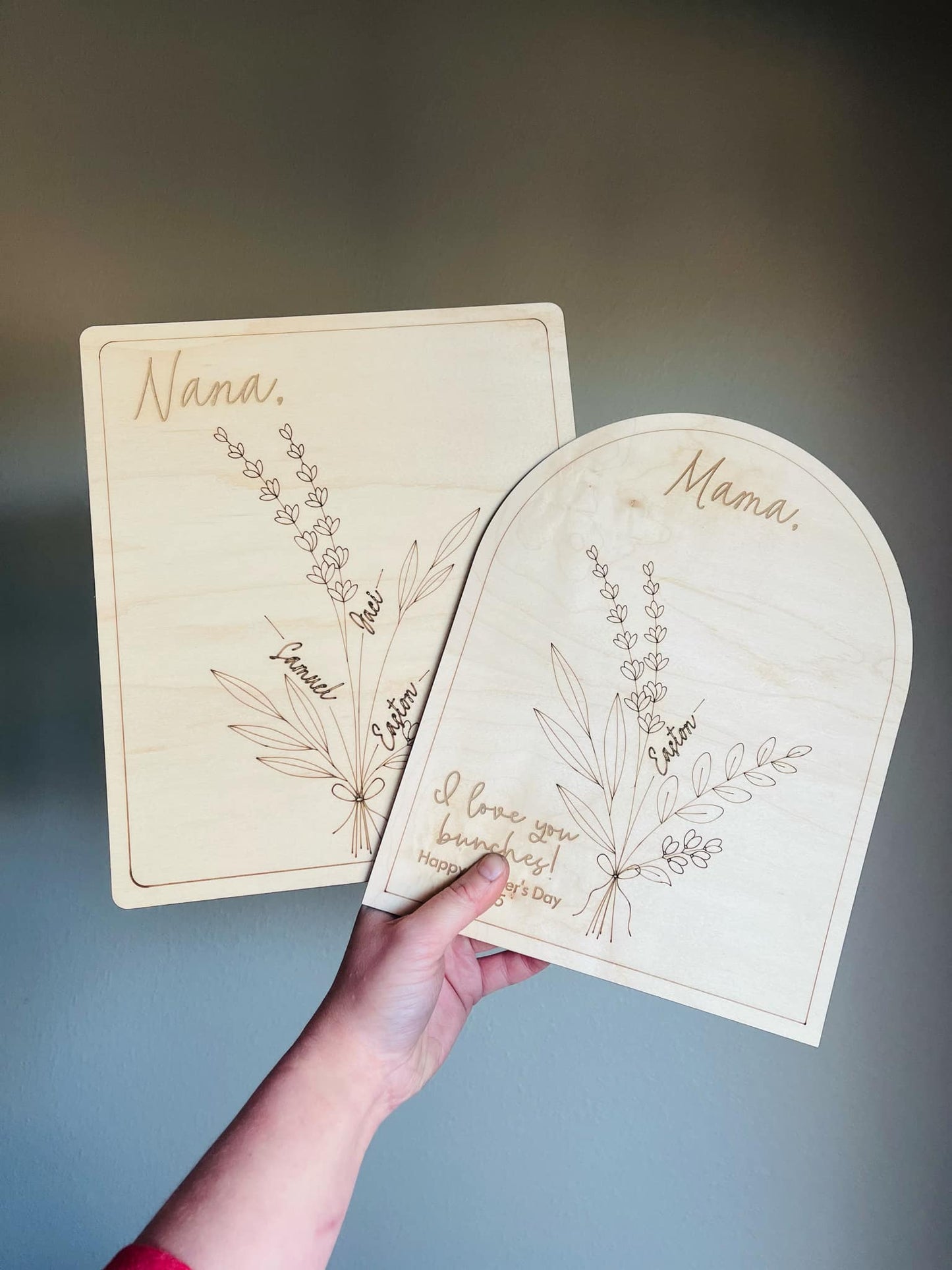Flower Vase Handprint Keepsake
