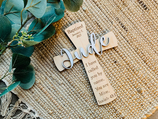 Baptism Cross Keepsake